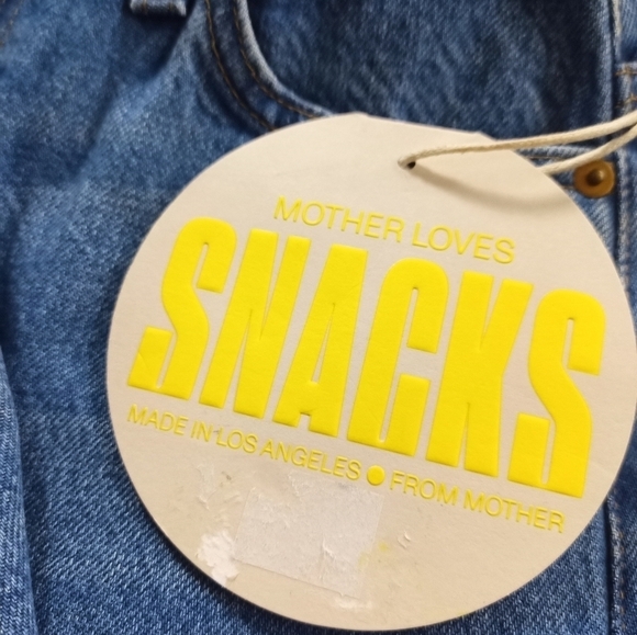 NWT Anthropologie MOTHER Snacks High Waisted Twizzy Skimp Jeans Sz 25 - Picture 6 of 6